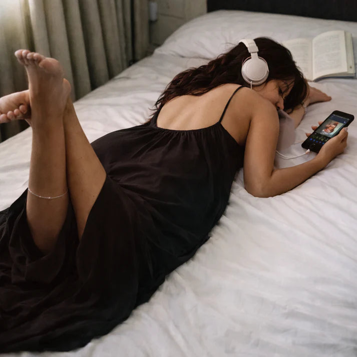 HONEYMOON BACKLESS CAMI DRESS