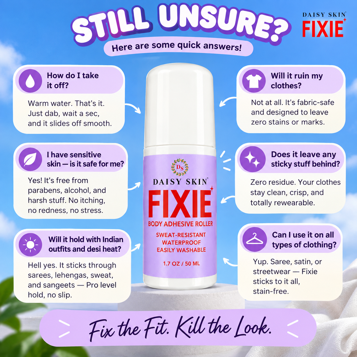 FIXIE BODY ADHESIVE ROLLER