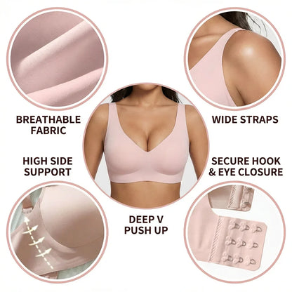 JellyLift Seamless Bra - Zero Wires (100% Invisible)